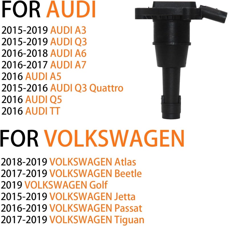 KEVCCE 03F907660E Oil Level Sensor for 2015-2019 Audi A3 Q3 A5 Q3 Quattro Q5, for 2015-2019 Volkswagen Atlas Beetle Golf Jetta Passat Tiguan - Image 2